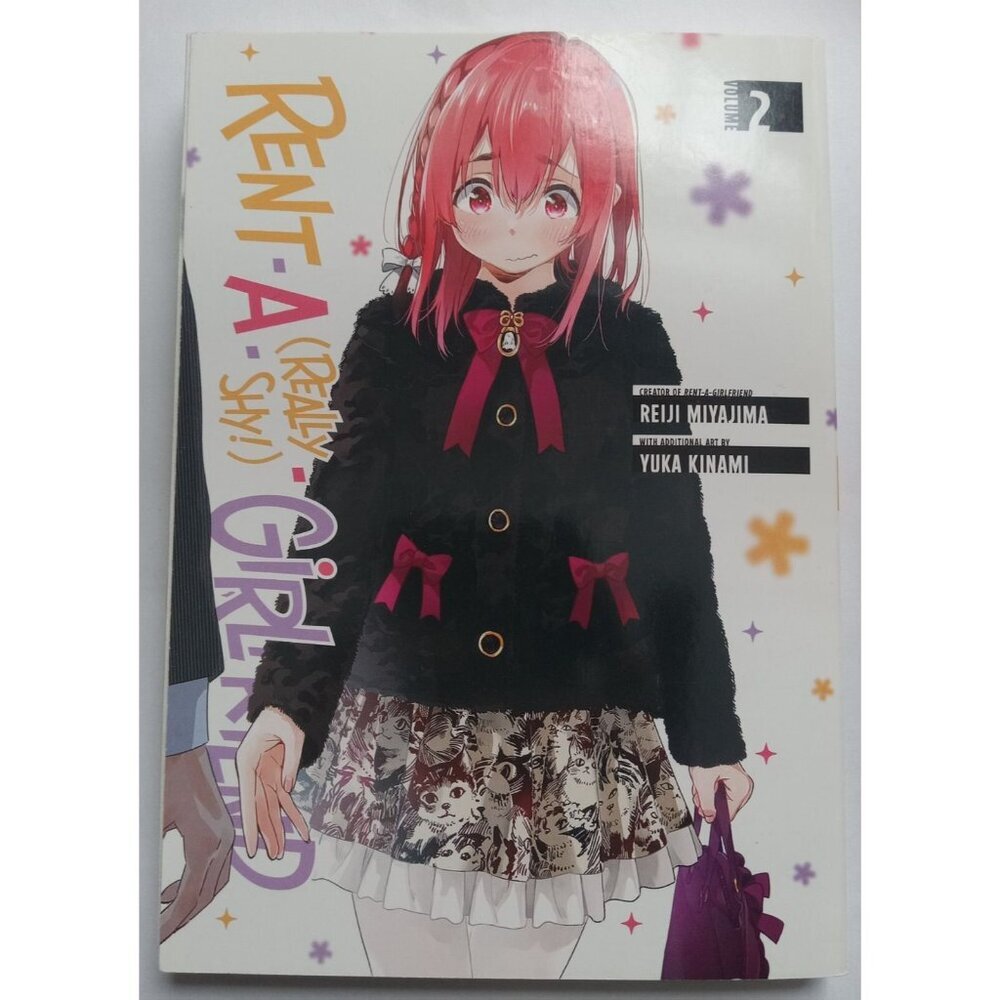 Rent-A-(Really Shy!)-Girlfriend Vol. 2 Manga Comic Book by Reiji Miyajima (VG+)